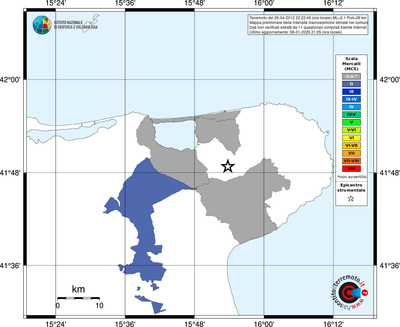 Mappa MCS - territori comuni