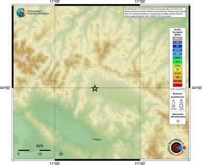Mappa EMS - località