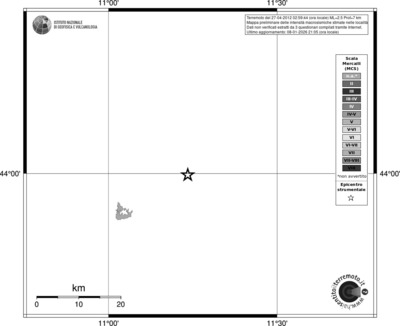 Mappa MCS - territori località