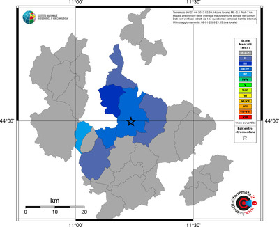 Mappa MCS - territori comuni