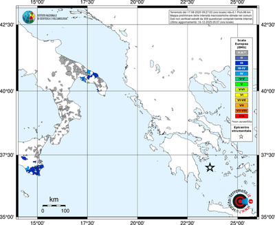 Mappa EMS - territori comuni