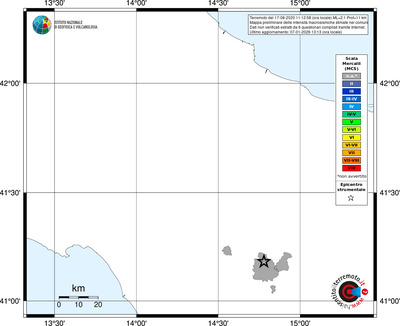 Mappa MCS - territori comuni