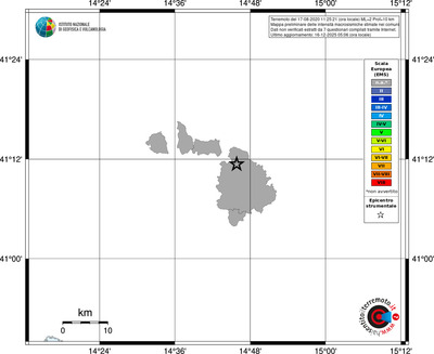 Mappa EMS - territori comuni