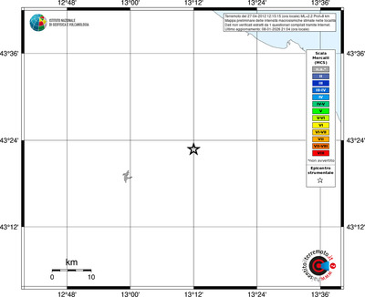 Mappa MCS - territori località