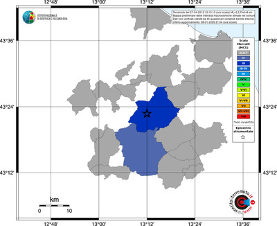 Mappa MCS - territori comuni
