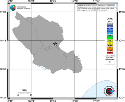 Mappa MCS - territori comuni