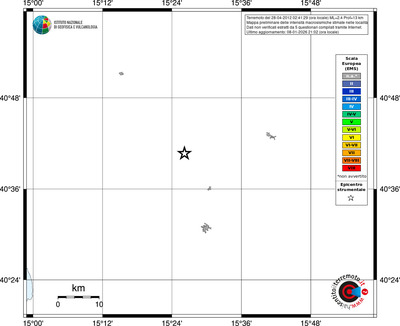 Mappa EMS - territori località