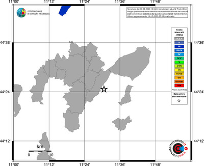 Mappa MCS - territori comuni