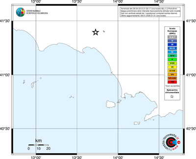 Mappa EMS - territori località