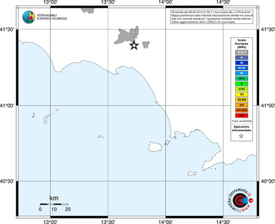 Mappa EMS - territori comuni