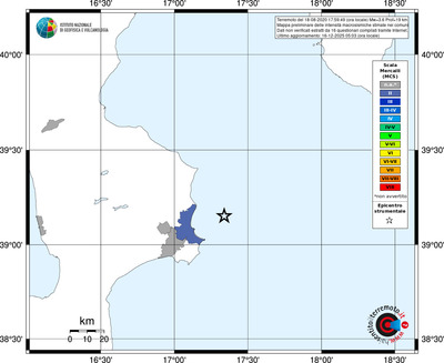 Mappa MCS - territori comuni