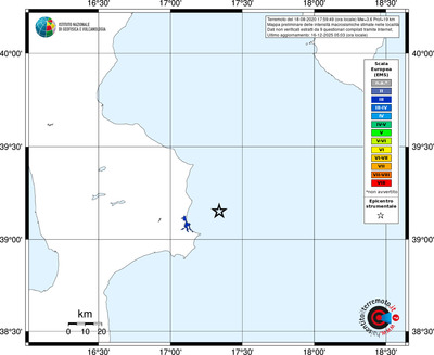 Mappa EMS - territori località