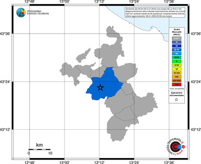 Mappa MCS - territori comuni