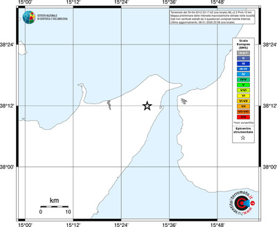 Mappa EMS - territori località