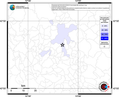 Mappa territorio comunale con almeno 3 questionari