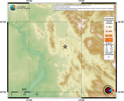 Mappa comuni con almeno 3 questionari