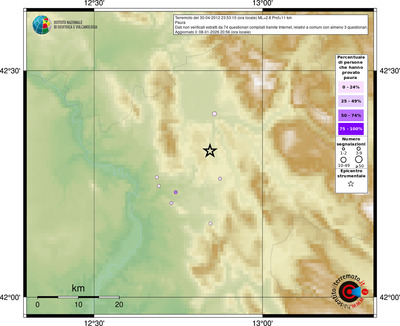 Mappa comuni con almeno 3 questionari