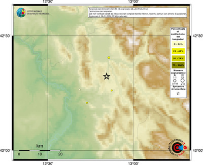 Mappa comuni con almeno 3 questionari