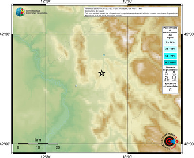 Mappa comuni con almeno 3 questionari