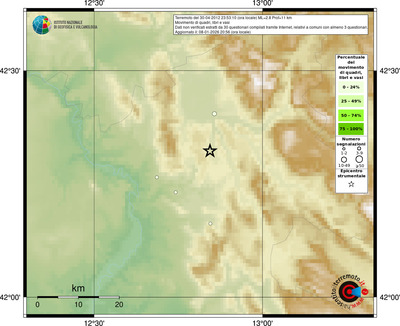 Mappa comuni con almeno 3 questionari