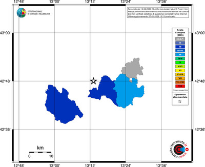 Mappa EMS - territori comuni