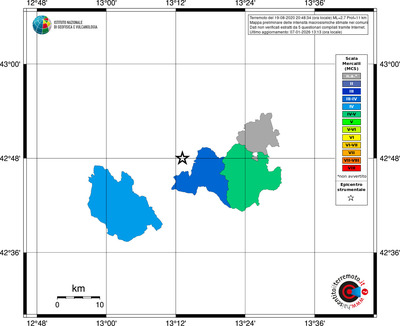 Mappa MCS - territori comuni
