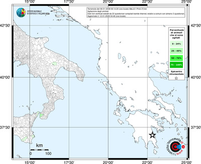 Mappa territorio comunale con almeno 3 questionari