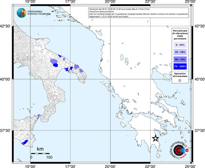 Mappa territorio comunale con almeno 3 questionari