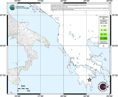 Mappa territorio comunale con almeno 3 questionari