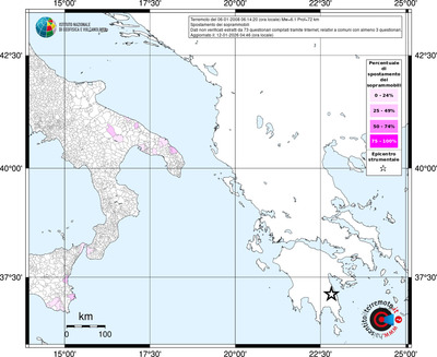 Mappa territorio comunale con almeno 3 questionari