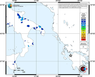 Mappa EMS - territori comuni