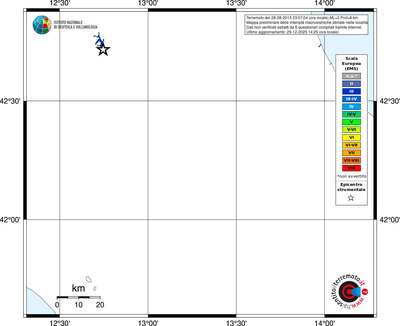Mappa EMS - territori località
