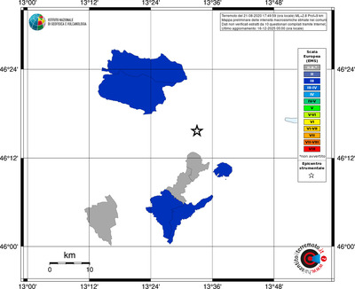 Mappa EMS - territori comuni