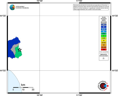 Mappa EMS - territori comuni