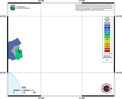 Mappa MCS - territori comuni