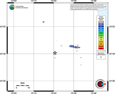 Mappa MCS - territori località