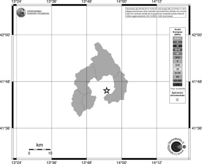 Mappa EMS - territori comuni