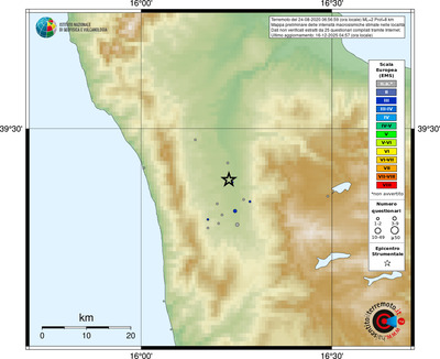 Mappa EMS - località