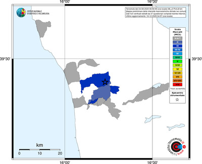 Mappa MCS - territori comuni