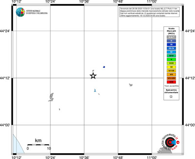 Mappa MCS - territori località