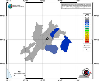 Mappa MCS - territori comuni