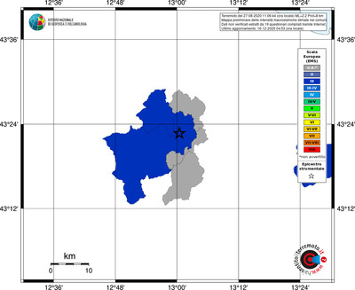 Mappa EMS - territori comuni