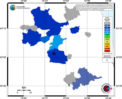 Mappa MCS - territori comuni