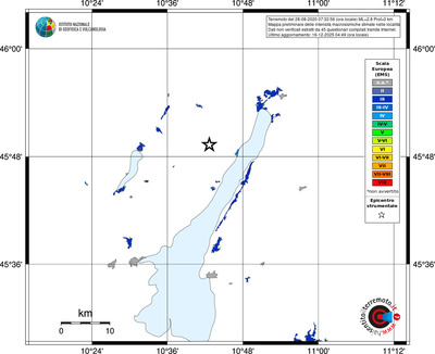 Mappa EMS - territori località