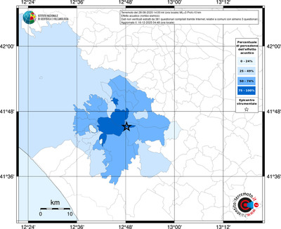 Mappa territorio comunale con almeno 3 questionari