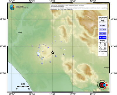 Mappa comuni con almeno 3 questionari