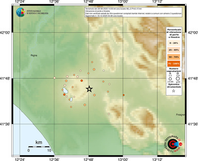 Mappa comuni con almeno 3 questionari
