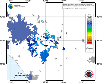 Mappa MCS - territori località