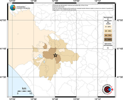 Mappa territorio comunale con almeno 3 questionari