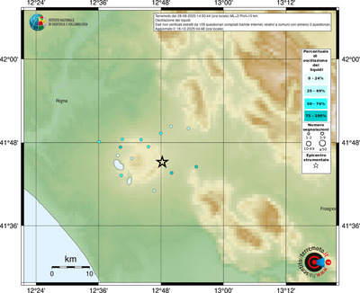 Mappa comuni con almeno 3 questionari
